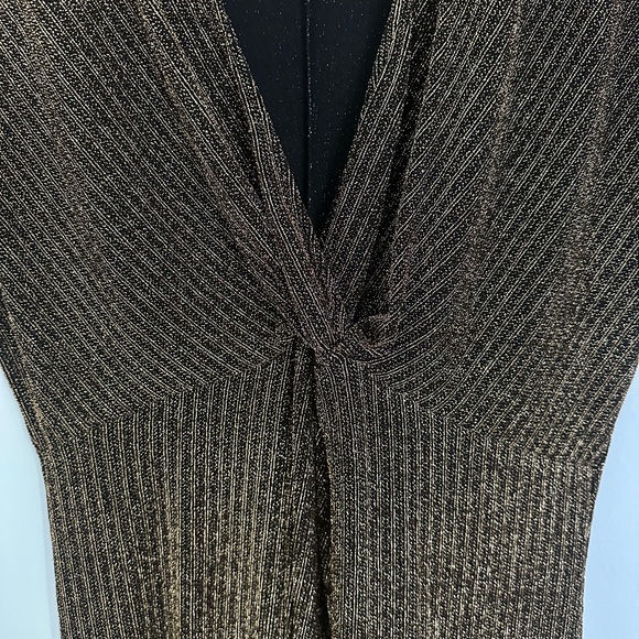 Show Me Your MuMu Black + Gold Dress - Picture 4 of 4